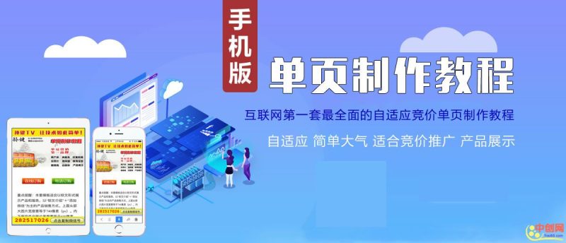 （1027期）单页网站制作，单页优化及推广技术教程（操作项目必备）-副业网
