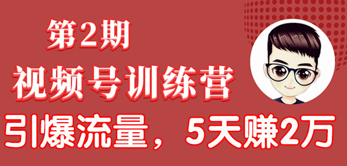 （1532期）视频号训练营第2期：引爆流量疯狂下单，5天赚2万+全流程解析！-副业库