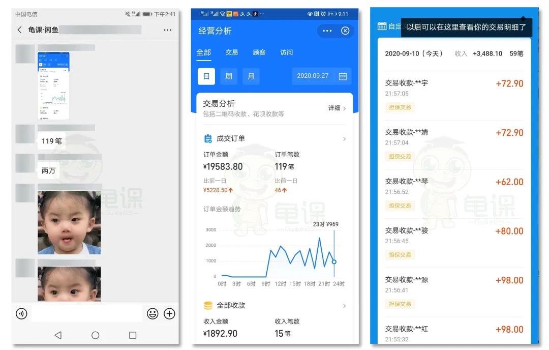 图片[3]-（1557期）龟课·闲鱼无货源电商课程第16期：可单干或批量操作，月入几千到几万-副业网