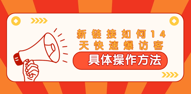 （1669期）进阶战术课：新链接如何14天快速爆访客：具体操作方法（视频教程）-副业库