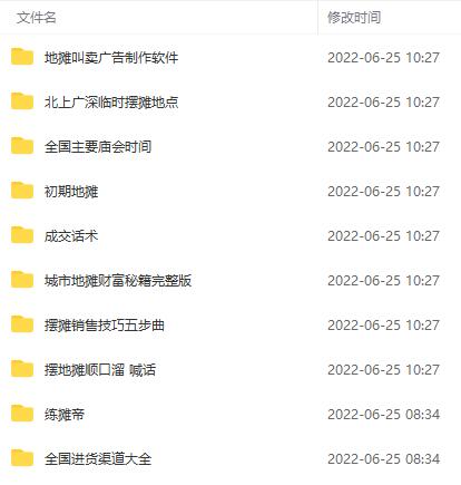 图片[2]-（2956期）全国各地行业小本摆地摊教程创业夜市顺口溜选址经验教程课，价值上千元-副业网