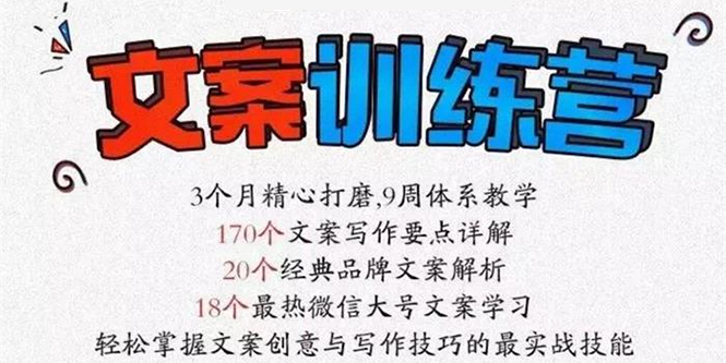 （2603期）《文案训练营》全面系统解决文案写作难题-副业库