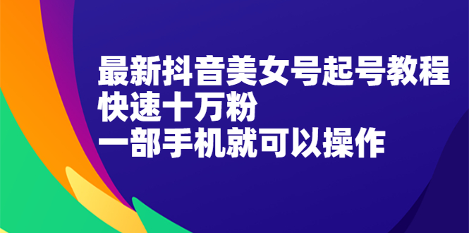 （2096期）最新抖音图文号起号教程，快速十万粉，一部手机就可以操作！-副业库