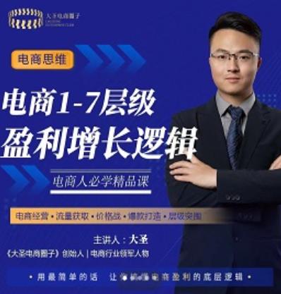 图片[2]-（3403期）电商1-7层级盈利增长底层逻辑课：用简单的话，让你掌握电商盈利的底层逻辑-副业网