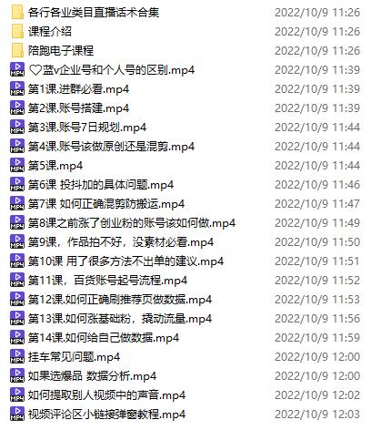 图片[2]-（3981期）抖音零食带货全套课程：从0到1搭建账号，涨粉卖货（提供素材库）-副业网