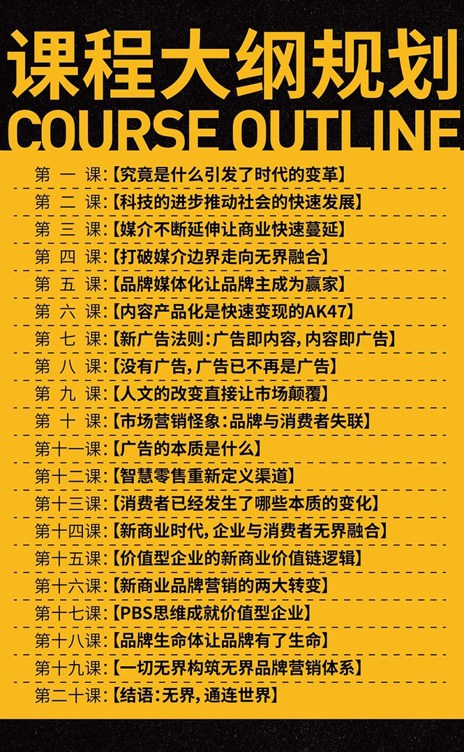 图片[2]-（3001期）无界营销思维转型课：1000个品牌实操经验，助你销量倍增（20节视频）-副业库