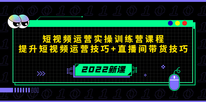 （4136期）2022短视频运营实操训练营课程，提升短视频运营技巧+直播间带货技巧-副业网