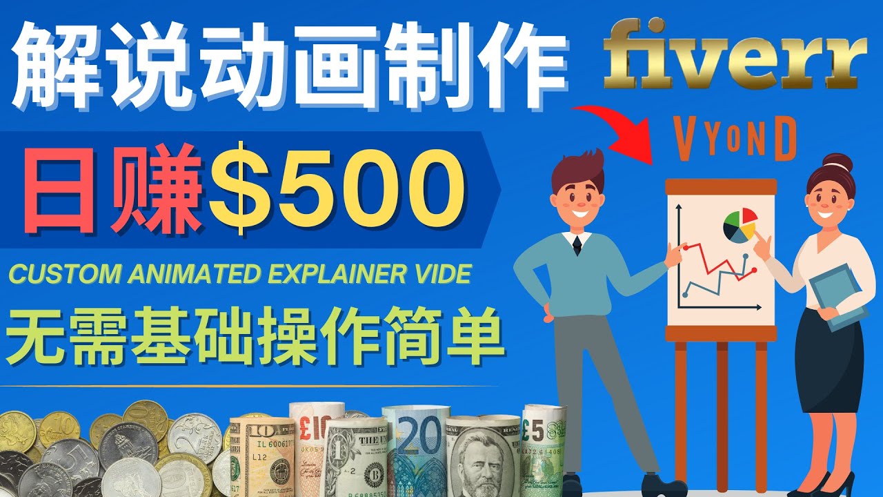 （4286期）制作解说类动画视频（Animated Explainer）日赚500美元以上 – 0基础可操作-副业网