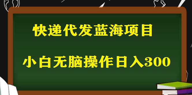 （5573期）2023最新蓝海快递代发项目，小白零成本照抄也能日入300+（附开户渠道）-副业网