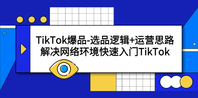 （5657期）TikTok爆品-选品逻辑+运营思路：解决网络环境快速入门TikTok-副业网