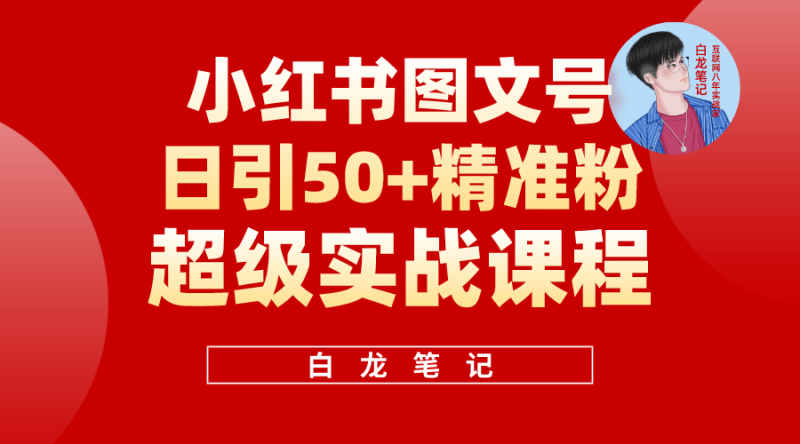 （5710期）小红书图文号日引50+精准流量，超级实战的小红书引流课，非常适合新手-副业网