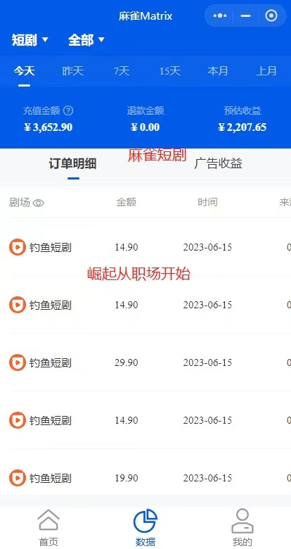 图片[4]-（6349期）市面高端12800米6月短剧玩法(抖音+快手+B站+视频号)日入1000-5000(无水印)-副业网