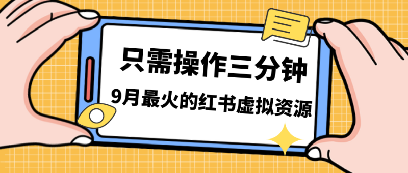 (7191期)一单50-288,一天8单收益500+小红书虚拟资源变现,视频课程+实操课+…-副业网
