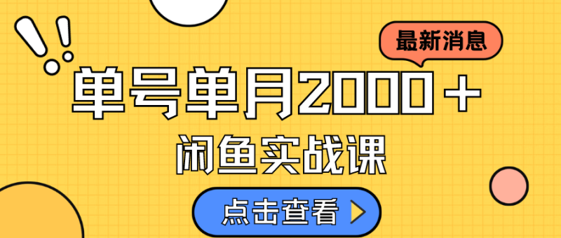 （7328期）咸鱼虚拟资料新模式，月入2w＋，可批量复制，单号一天50-60没问题 多号多撸-副业网