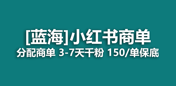 （7349期）2023蓝海项目，小红书商单，快速千粉，长期稳定，最强蓝海没有之一-副业库