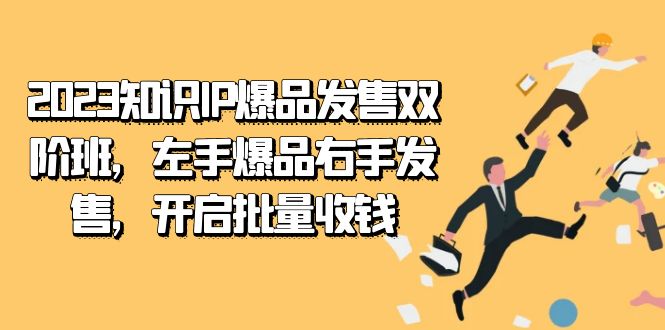 （7426期）2023知识IP-爆品发售双 阶班，左手爆品右手发售，开启批量收钱-副业网