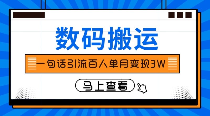（8129期）仅靠一句话引流百人变现3万？-副业网