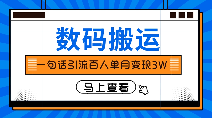 （8129期）仅靠一句话引流百人变现3万？-副业网