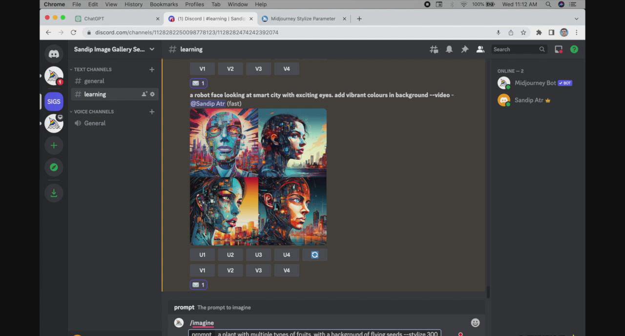 图片[4]-（8806期）ChatGPT4 和 MidJourney AI 绘画聊天革命性指南教程-33节视频课-中英字幕-副业网