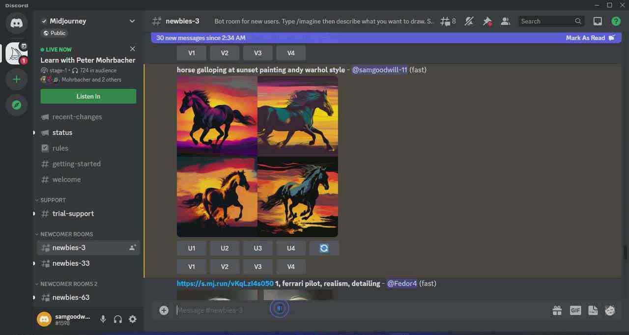 图片[7]-（8983期）Midjourney AI人工智能艺术图片从入门到高级创作教程-33节课-中英字幕-副业网