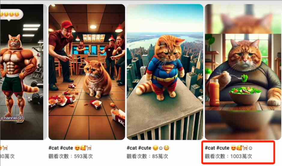 图片[3]-（9114期）AI貓咪剧情号，30天涨粉100w，制作简单，一个视频全网分发，轻松月入1W+-副业网