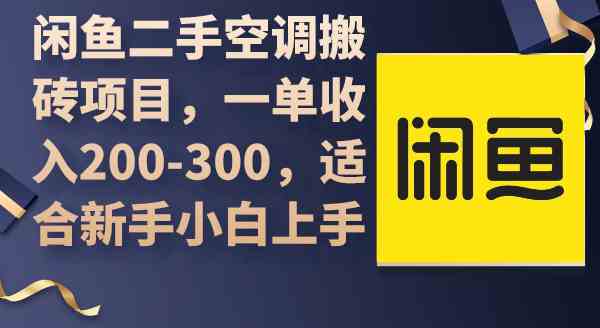 （9539期）闲鱼二手空调搬砖项目，一单收入200-300，适合新手小白上手-副业网