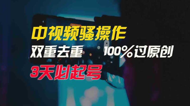 (9649期)中视频骚操作,双重去重100%过原创,3天比必起号,简单无脑,月入3W+-副业网