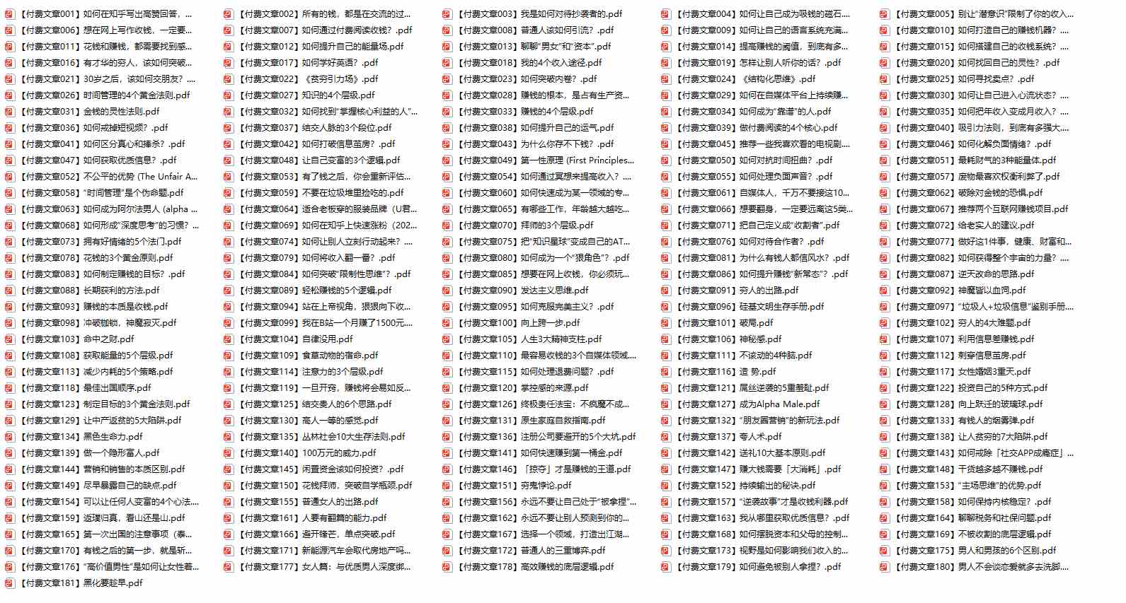 图片[2]-（9708期）赢在 8小时之外《付费文合集》成功者的底层思维之一 就是价值交换-副业网