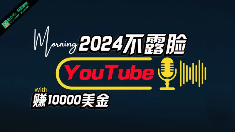 （10348期）AI做不露脸YouTube赚$10000月，傻瓜式操作，小白可做，简单粗暴-副业网