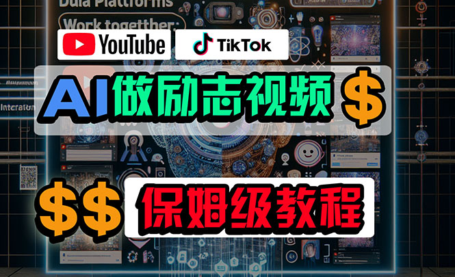 （10520期）利用AI制作励志视频，在YouTube和TikTok赚钱，小白可做（附工具）-副业网