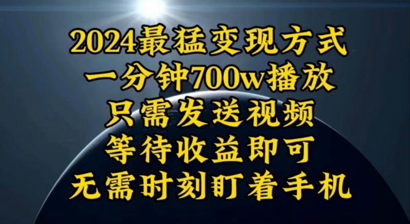 （10652期）一分钟700W播放，暴力变现，轻松实现日入3000K月入10W-副业网