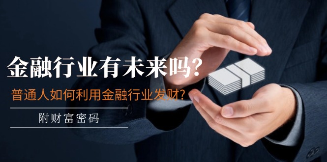 （11499期）某付费文章：金融行业有未来吗？普通人如何利用金融行业发财?(附财富密码)-副业网