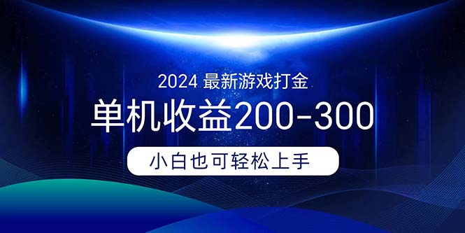 （11542期）2024最新游戏打金单机收益200-300-副业网