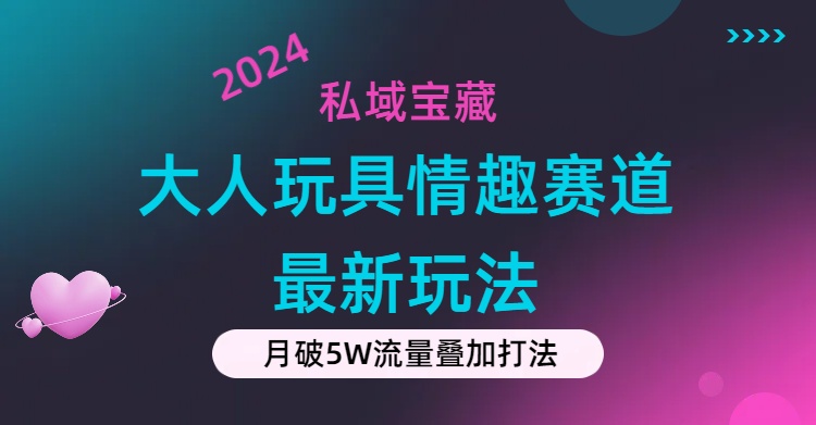 （11541期）私域宝藏：大人玩具情趣赛道合规新玩法，零投入，私域超高流量成单率高-副业网