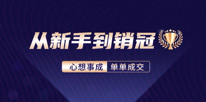 （12383期）从新手到销冠：精通客户心理学，揭秘销冠背后的成交秘籍-副业网