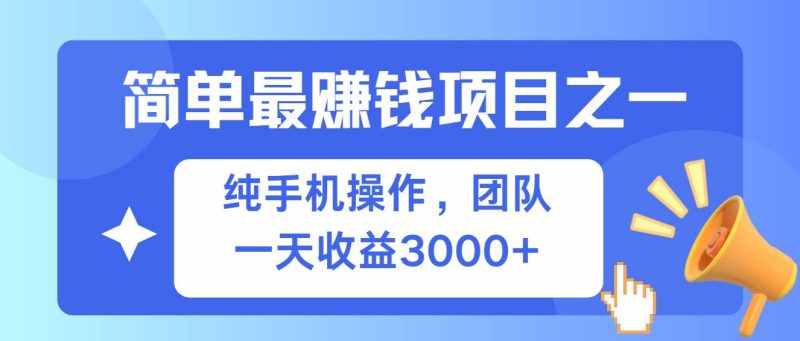（13308期）简单有手机就能做的项目，收益可观-副业库