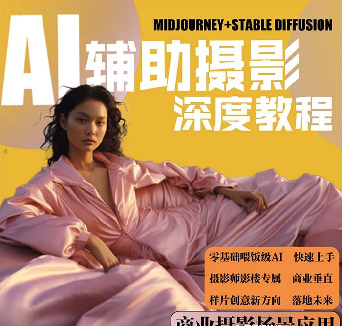 图片[2]-2024年AI辅助摄影人工智能商业应用摄影课程（37节课）-副业网