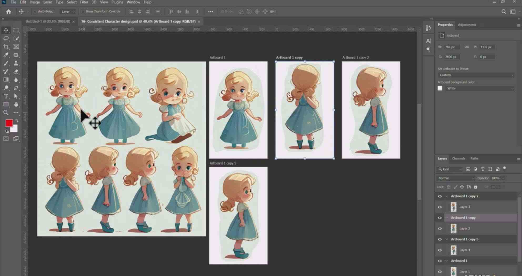 图片[8]-掌握 MidJourney V5 AI + ChatGPT创建一致的角色设计图像-22节课-中英字幕-副业网
