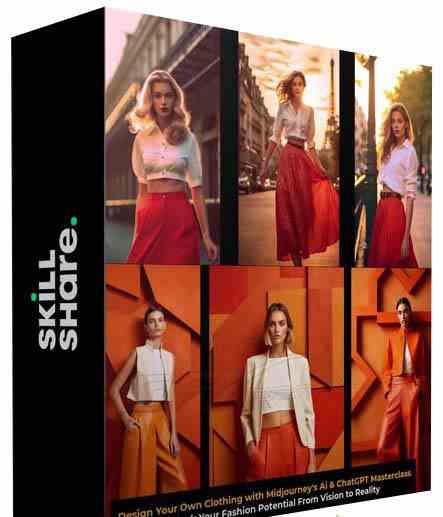 图片[2]-利用 Midjourneys Ai 人工智能设计自己的服装AI大师班-10节课-中英字幕-副业网