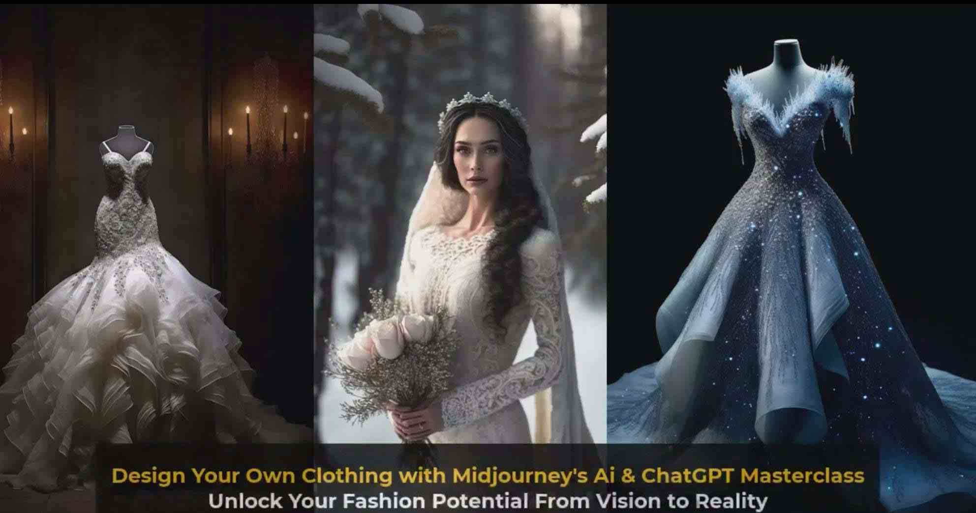 图片[9]-利用 Midjourneys Ai 人工智能设计自己的服装AI大师班-10节课-中英字幕-副业网