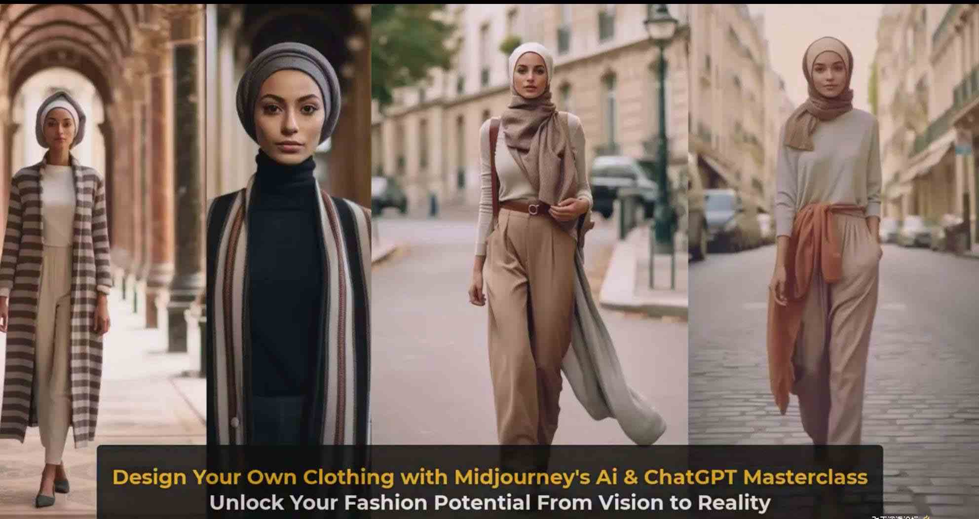 图片[12]-利用 Midjourneys Ai 人工智能设计自己的服装AI大师班-10节课-中英字幕-副业网