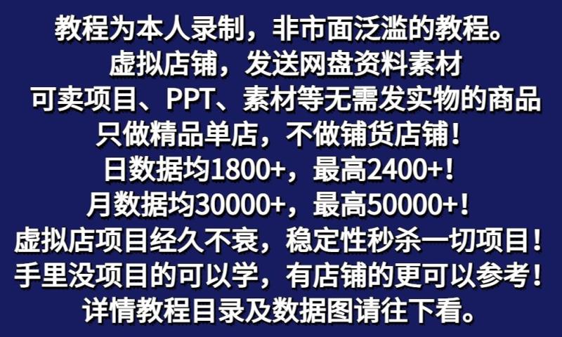 图片[2]-拼多多虚拟电商训练营月入50000+你也行，暴利稳定长久，副业首选-副业网