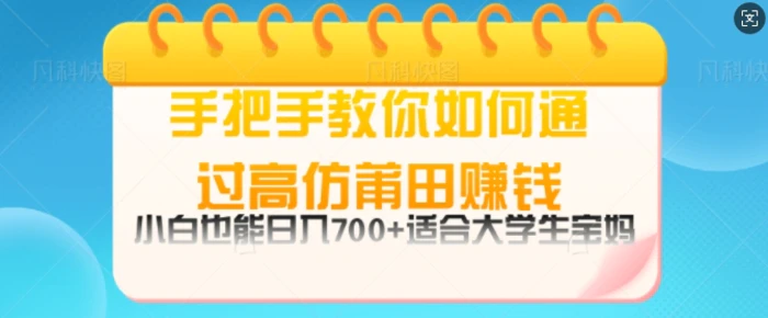 手把手教你如何通过莆田鞋挣钱，小白也能日几张，适会大学生宝妈-副业网