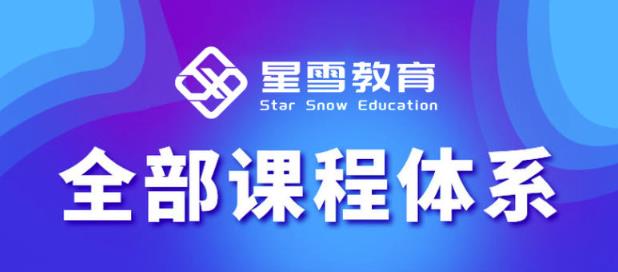 星雪教育淘系高级班，更全的运营提升方案，零基础由浅入深，店铺最新玩法-副业库