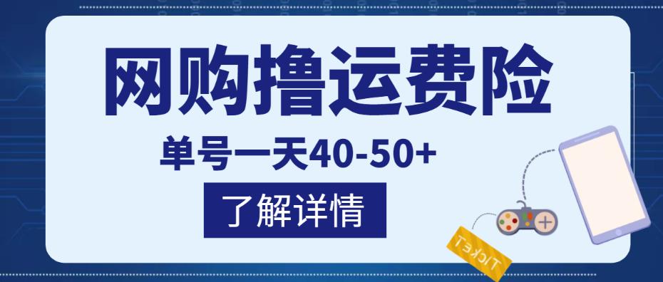 网购撸运费险项目，单号一天40-50+，实实在在能够赚到钱的项目【详细教程】-副业网