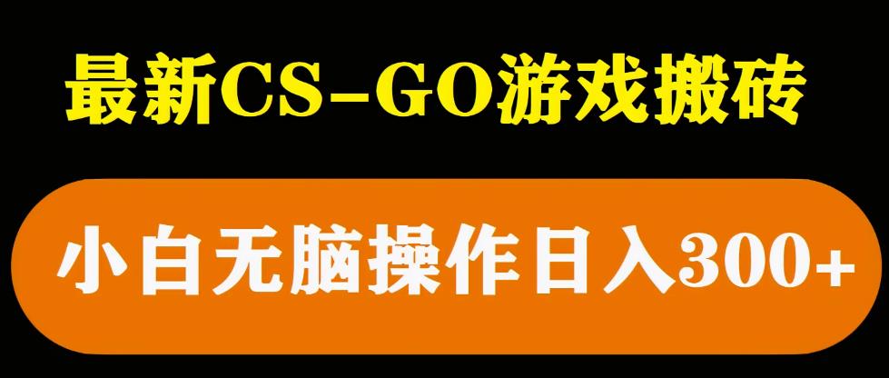 最新csgo游戏搬砖游戏，无需挂机小白无脑也能日入300+-副业库
