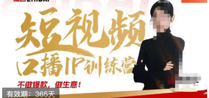 大实话IP圈周百见短视频口播IP训练营，讲透短视频创业核心方法-副业网