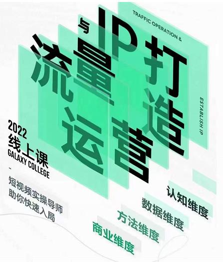 大蓝流量运营&个人ip打造课，短视频带货/爆款文案/流量运营/直播入门/镜头变现/流量商业-副业网