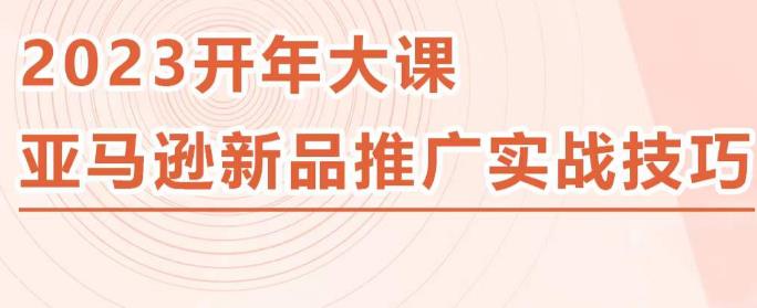 2023亚马逊新品推广实战技巧，线下百万美金课程的精简版，简单粗暴可复制，实操性强的推广手段-副业网