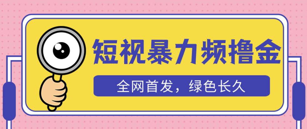 外面收费1680的短视频暴力撸金，日入300+长期可做，赠自动收款平台-副业网